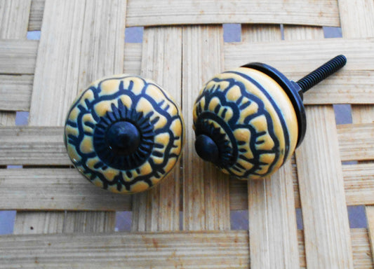 Keramikgriff, Möbelgriff, Möbelknauf, klein