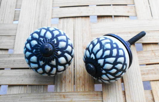 Keramikgriff, Möbelgriff, Möbelknauf, klein