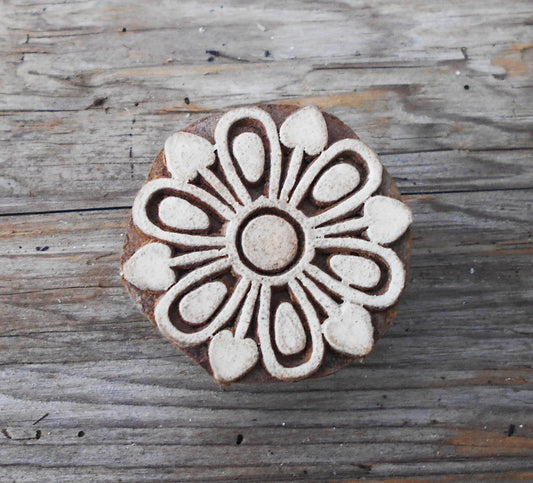 Druckstempel, Holzdruckstempel, Textilstempel, Motivstempel