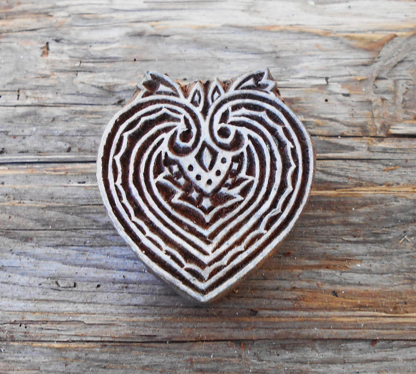 Holzdruckstempel, Stoffdruckstempel, Textilstempel, Motivstempel, Druckstempel