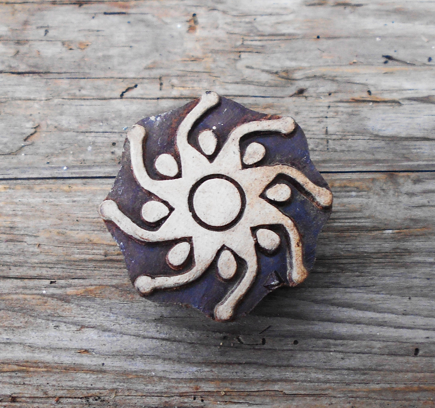 Holzdruckstempel, Stoffdruckstempel, Textilstempel, Motivstempel, Druckstempel