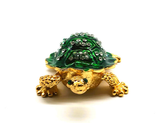 Schmuck Döschen Fabergé Schildkröte klein