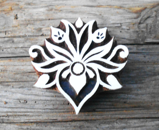 Holzdruckstempel, Stoffdruckstempel, Textilstempel, Motivstempel, Druckstempel