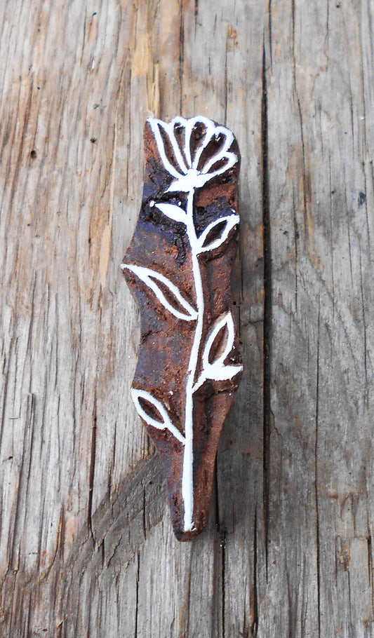 Holzdruckstempel, Motivstempel, Blaudruckstempel, Stoffdruckstempel, Botanik