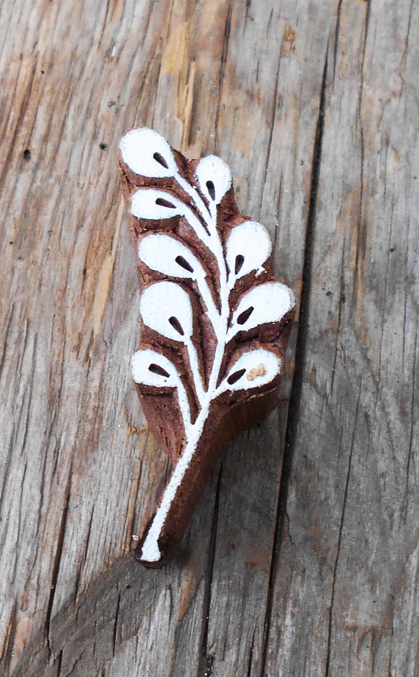 Stoff Druckstempel, Holzdruckstempel, Motivstempel, Blaudruckstempel, Textildruck