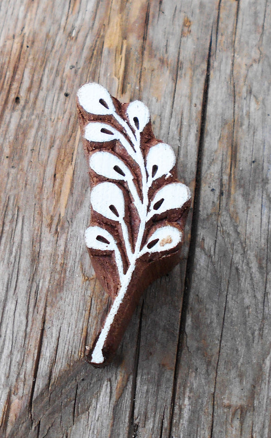 Stoff Druckstempel, Holzdruckstempel, Motivstempel, Blaudruckstempel, Textildruck