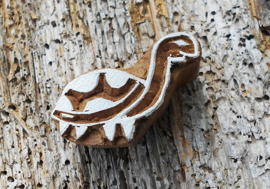 Tierstempel, Stoffdruckstempel, Holzdruckstempel, Blaudruckstempel, Schildkröte