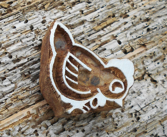Tierstempel, Stoffdruckstempel, Holzdruckstempel, Blaudruckstempel, Küken
