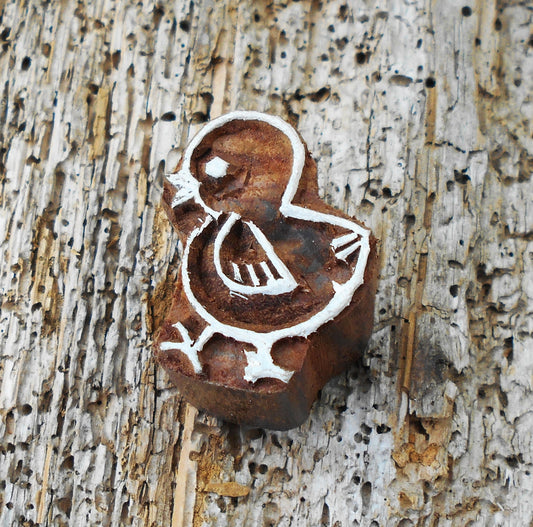 Tierstempel, Stoffdruckstempel, Holzdruckstempel, Blaudruckstempel, Küken