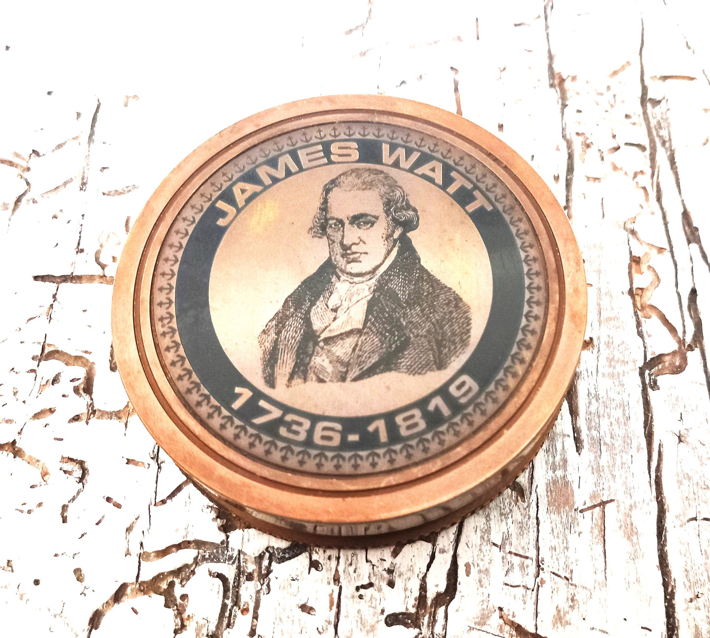 Vintage Kompass James Watt