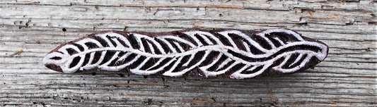 Bordürenstempel, Blaudruckstempel, Stoffdruckstempel, Textilstempel, Holzdruckstempel