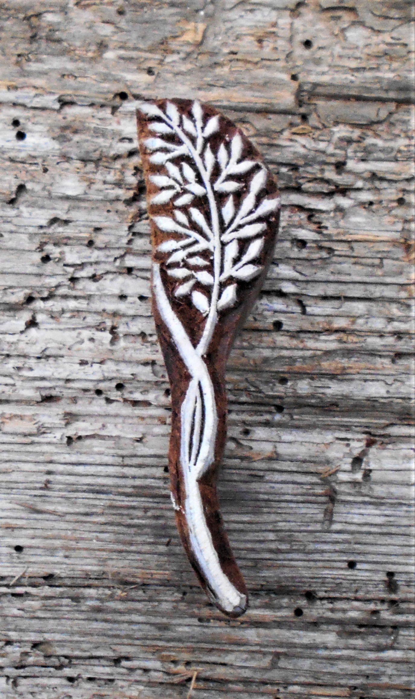 Stoffdruckstempel, Holzdruckstempel, Motivstempel, Blaudruckstempel, Gras