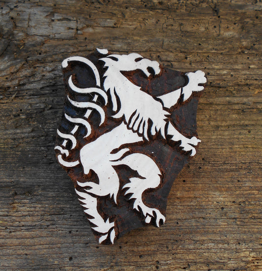 Tierstempel, Stoffdruckstempel, Holzdruckstempel, steirischer Panther