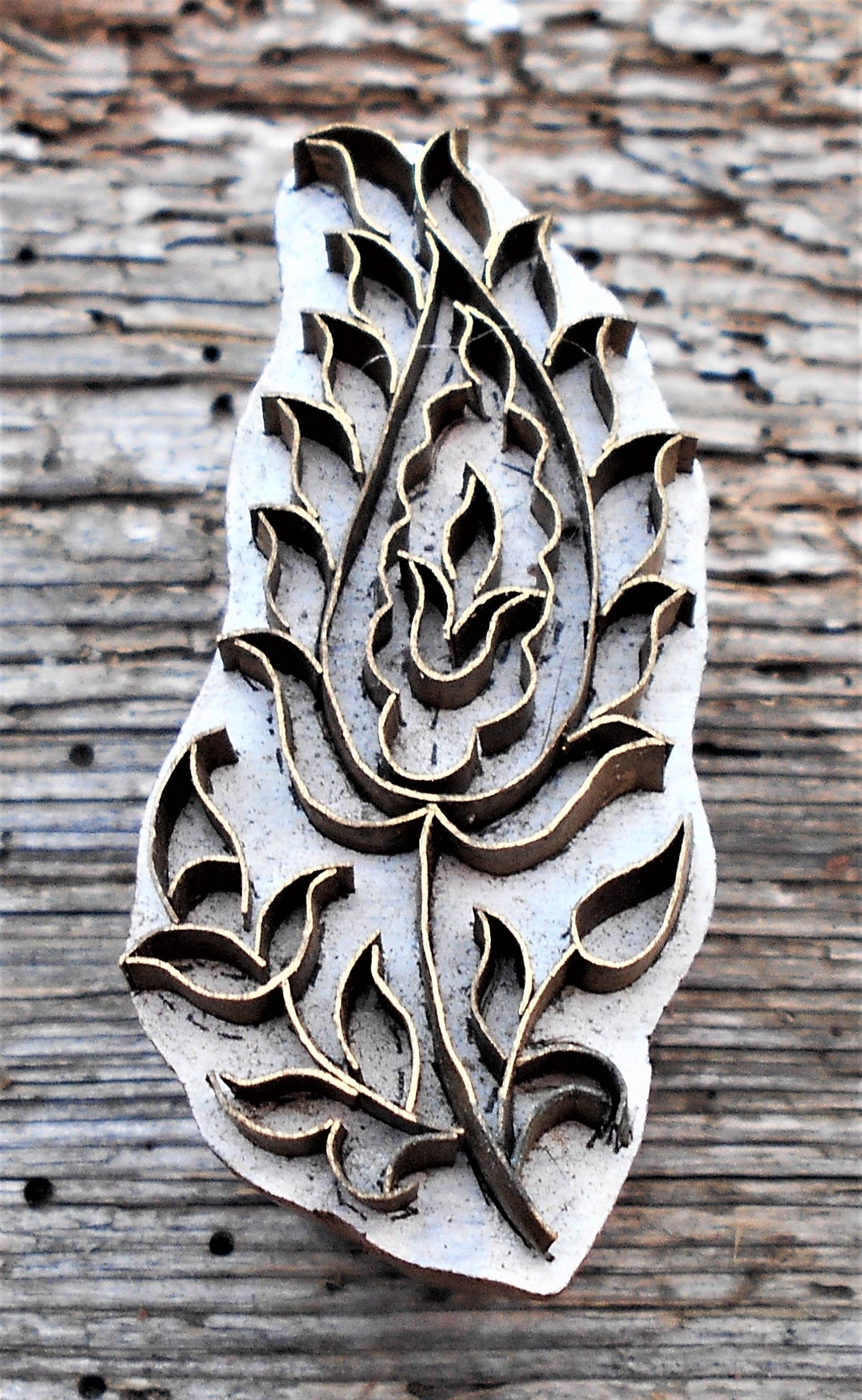 Metallstempel, Leinenstempel, Stoffdruckstempel, Bordüre