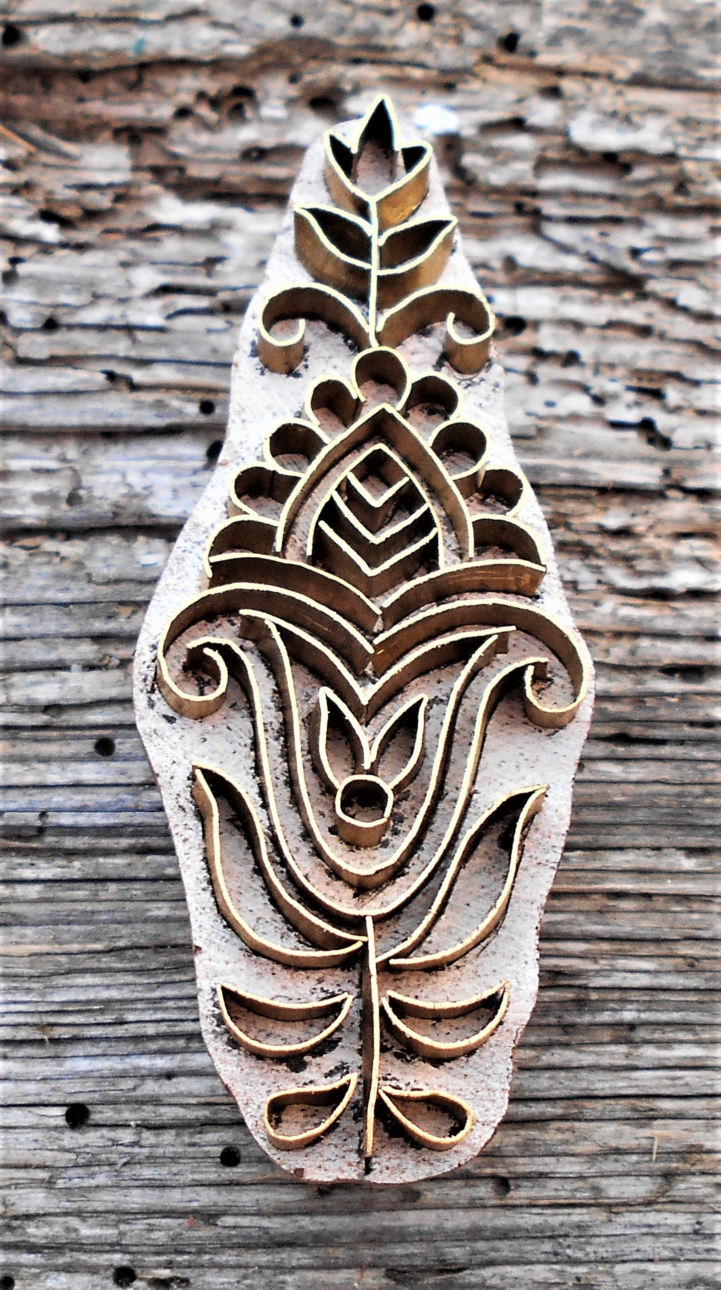 Metallstempel, Leinenstempel, Stoffdruckstempel, Bordüre