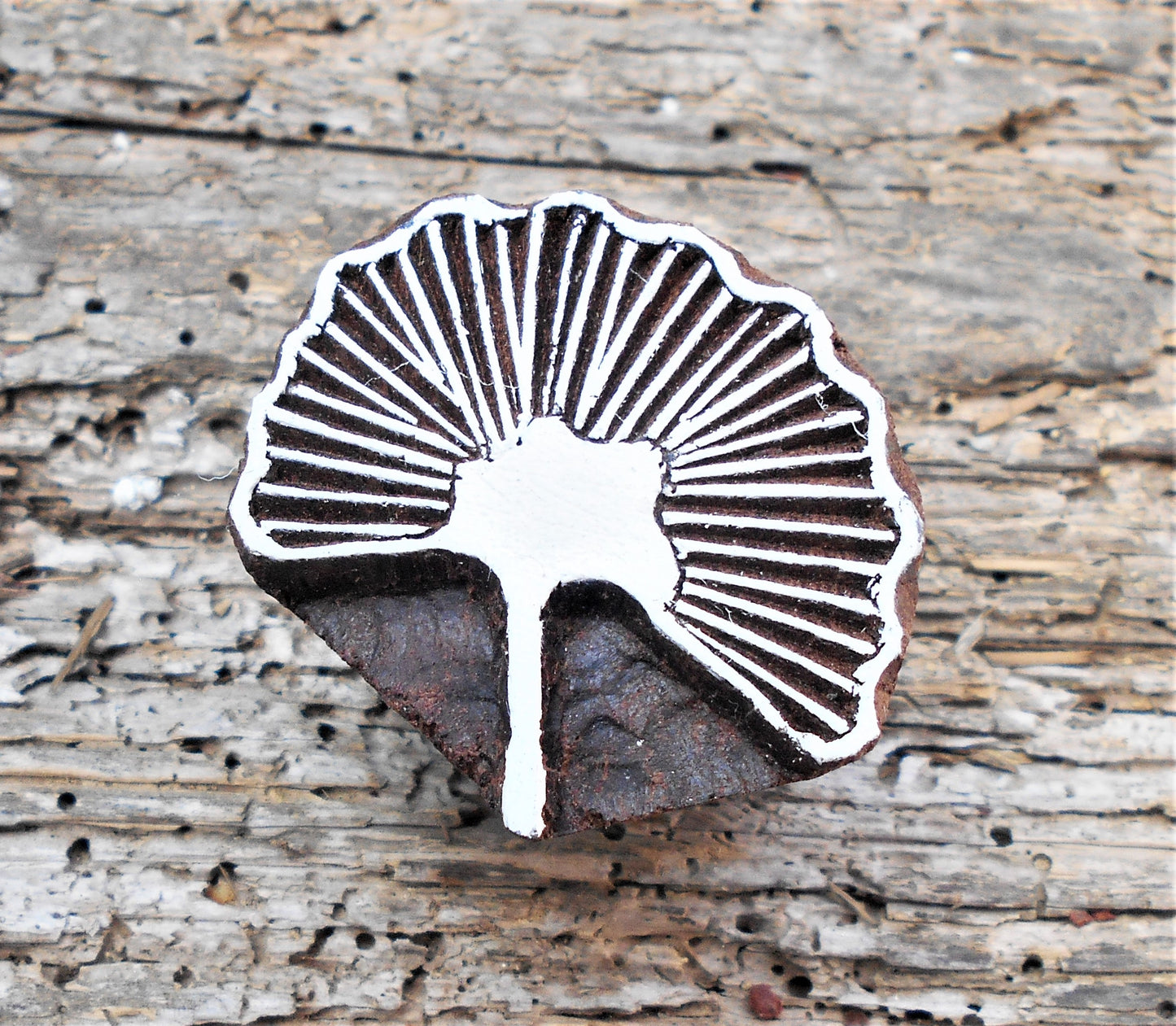 Stoffdruckstempel, Holzdruckstempel, Motivstempel, Blaudruckstempel, Ginko