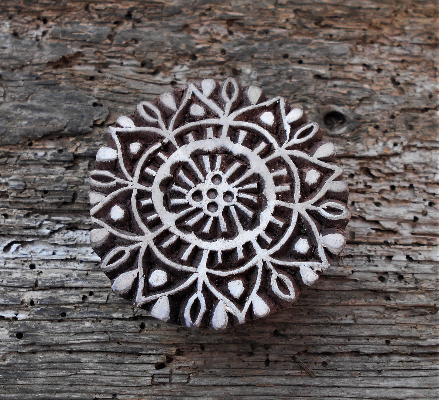 Holzdruckstempel, Stoffdruckstempel, Textilstempel, Motivstempel, Druckstempel