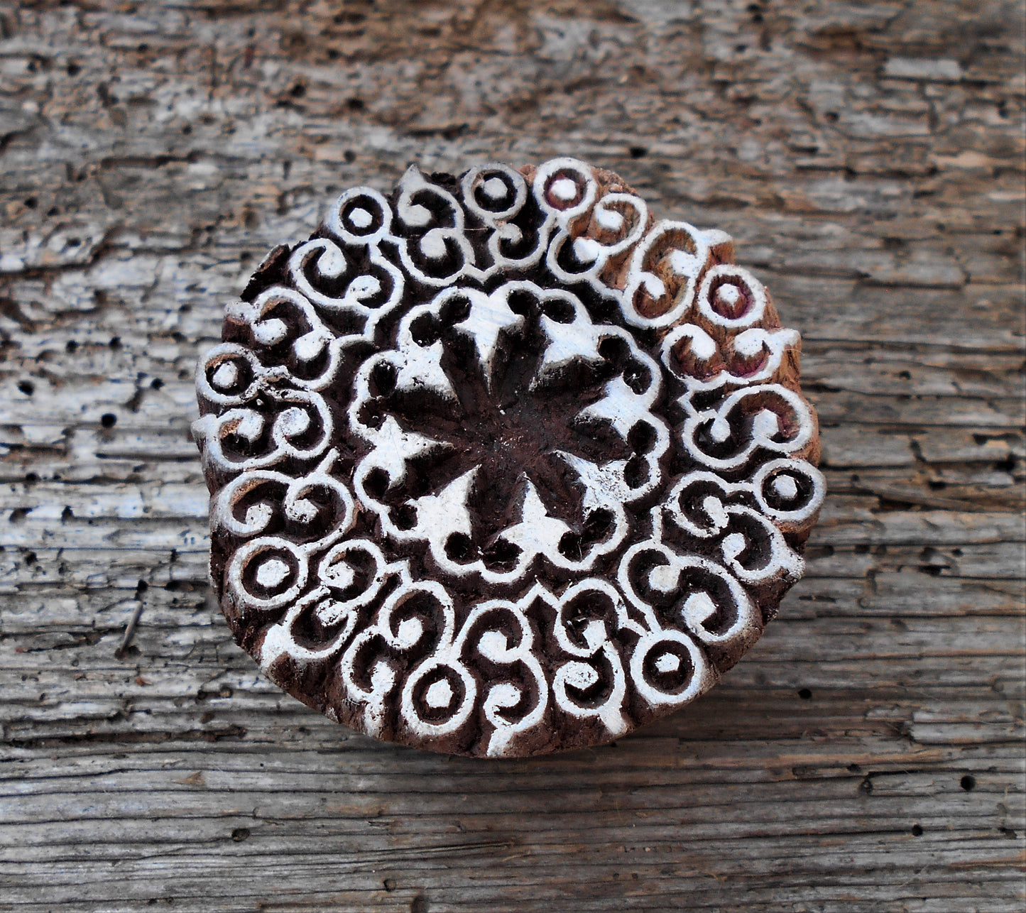 Holzdruckstempel, Stoffdruckstempel, Textilstempel, Motivstempel, Druckstempel