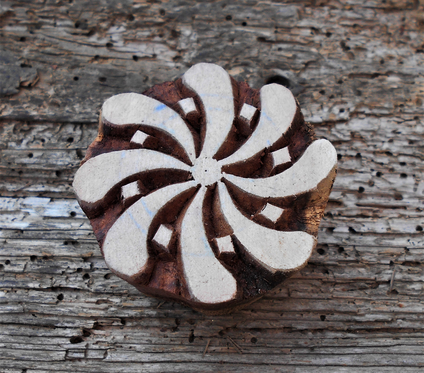 Holzdruckstempel, Stoffdruckstempel, Textilstempel, Motivstempel, Druckstempel