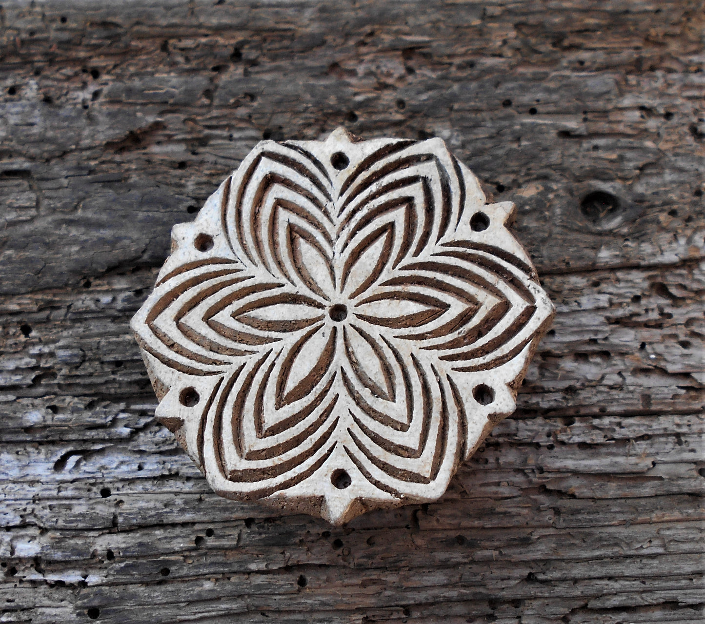 Holzdruckstempel, Stoffdruckstempel, Textilstempel, Motivstempel, Druckstempel