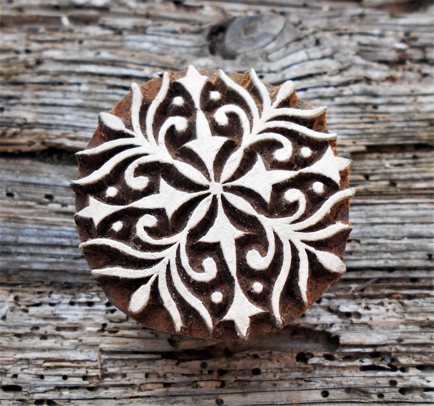 Holzdruckstempel, Stoffdruckstempel, Textilstempel, Motivstempel, Druckstempel