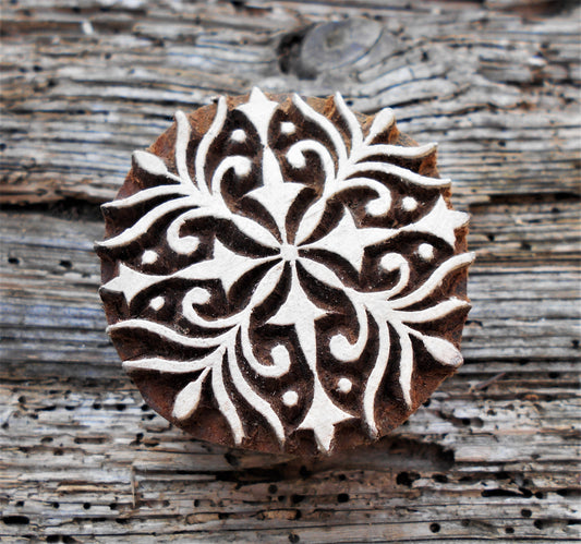 Holzdruckstempel, Stoffdruckstempel, Textilstempel, Motivstempel, Druckstempel