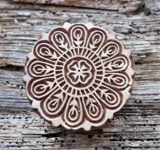 Holzdruckstempel, Stoffdruckstempel, Textilstempel, Motivstempel, Druckstempel