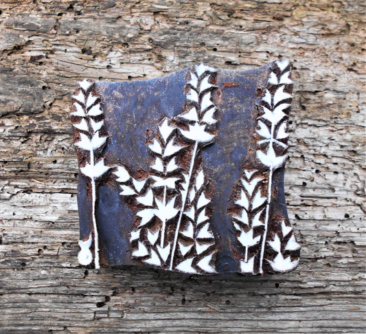 Motivstempel, Stoffdruckstempel, Holzdruckstempel, Textilstempel, Blaudruckstempel