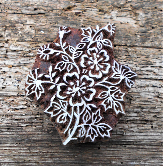 Motivstempel, Stoffdruckstempel, Holzdruckstempel, Textilstempel, Blaudruckstempel