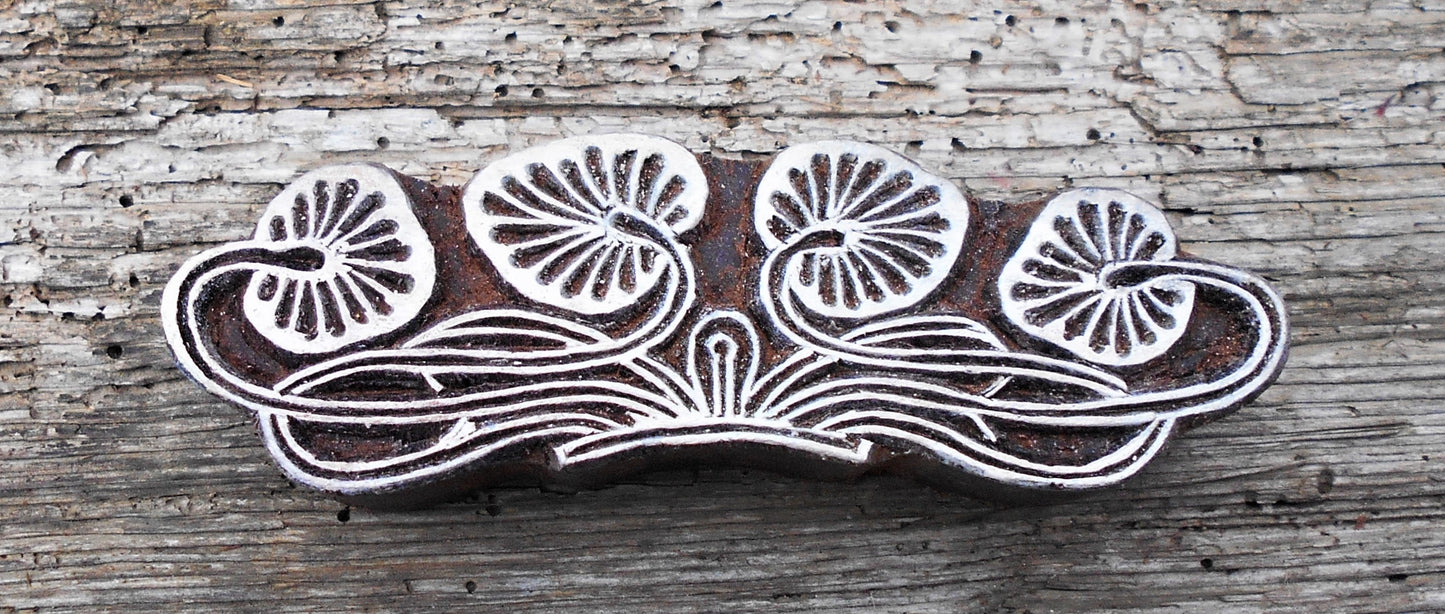Stoffdruckstempel, Holzdruckstempel, Textilstempel, Blaudruckstempel, Motivstempel