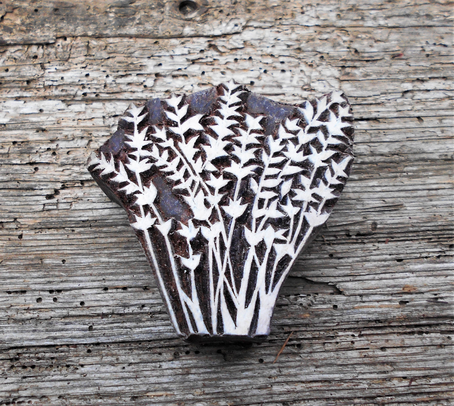 Motivstempel, Stoffdruckstempel, Holzdruckstempel, Textilstempel, Blaudruckstempel