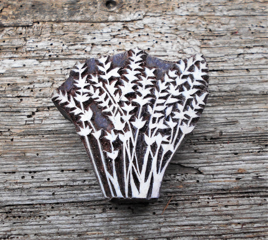 Motivstempel, Stoffdruckstempel, Holzdruckstempel, Textilstempel, Blaudruckstempel